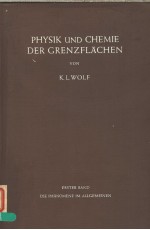 PHYSIK UND CHEMIE DER GRENZFLACHEN