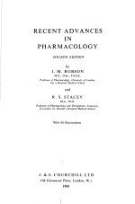 RECENT ADVANCES IN PHARMACOLOGY