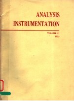 ANALYSIS INSTRUMENTATION VOLUME 11