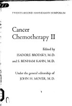 CANCER CHEMOTHERAPY Ⅱ