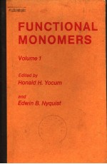 FUNCTIONAL MONOMERS VOLUME 1