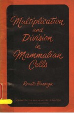 MULTIPLICATION AND DIVISION IN MAMMALIAN CELLS