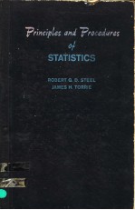 PRINCIPLES AND PROCEDURES OF STATISTICS:WITH SPECIAL REFERENCE TO THE BIOLOGICAL SCIENCES