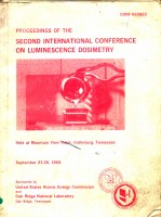 PROCEEDINGS OF SECOND INTERNATIONAL CONFERENCE ON LUMINESCENCE DOSIMETRY SEPTEMBER23-26