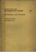 NORTH-HOLLAND MATHEMATICS STUDIES 29 PROBABILITIES AND POTENTIAL