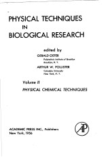 PHYSICAL TECHNIQUES IN BIOLOGICAL RESEARCH VOL.2 PHYSICAL CHEMICAL TECHNIQUES