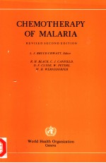 CHEMOTHERAPY OF MALARIA REVISED SECOND EDITION