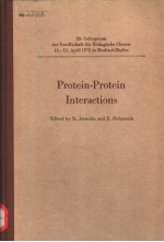 PROTEIN-PROTEIN INTERACTIONS