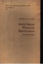 SOLID STATE PHYSICAL ELECTRONICS THIRD EDITION