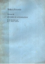 STUDIES IN OPTIMIZATION VOLUME 10