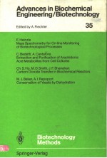 ADVANCES IN BIOCHEMICAL ENGINEERING/BIOTECHNOLOGY 35