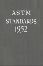 1952 BOOK OF ASTM STANDARDS INCLUDING TENTATIVES PART 3 CEMENT