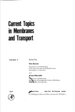 CURRENT TOPICS IN MEMBRANES AND TRANSPORT VOLUME 9