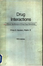 DRUG INTERACTIONS FIFTH EDITION