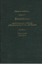 METHODS IN ENZYMOLOGY VOLUME LVI BIOMEMBRANES PART G:BIOENERGETICS:BIOGENESIS OF MITOCHONDRIA