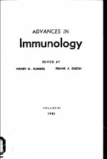 ADVANCES IN IMMUNOLOGY VOLUME 31