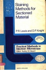 STAINING METHODS FOR SECTIONED MATERIAL