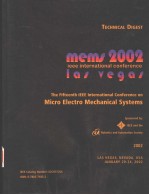 IEEE MICRO ELECTRO MECHANICAL SYSTEMS CONFERENCE TECHNICAL DIGEST 2002