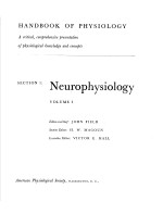 HANDBOOK OF PHYSIOLOGY SECTION 1:NEUROPHYSIOLOGY VOLUME Ⅰ