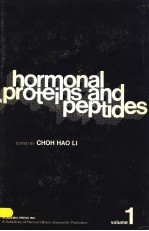 HORMONAL PROTEINS AND PEPTIDES VOLUME 1