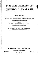 STANDARD METHODS OF CHEMICAL ANALYSIS PART A