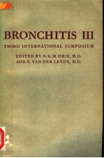 BRONCHITIS III THIRD INTERNATIONAL SYMPOSIUM