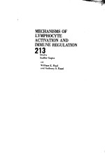 MECHANISMS OF LYMPHOCYTE ACTIVATION AND IMMUNE REGULATION