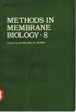 METHODS IN MEMBRANE BIOLOGY VOLUME 8