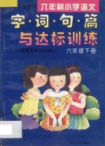 九年义务教育六年制小学语文 字·词·句·篇与达标训练 六年级 下