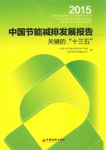 2015中国节能减排发展报告 关键的“十三五”