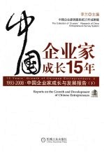 中国企业家成长15年：1993-2008·中国企业家成长与发展报告 下