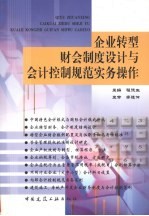 企业转型财会制度设计与会计控制规范实务操作