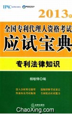 2013年全国专利代理人资格考试应试宝典专利法律知识