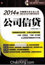 2014年中国银行业从业人员资格认证考试专用辅导教材系列  公司信贷