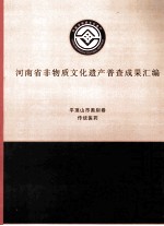 河南省非物质文化遗产普查成果汇编 平顶山市类别卷 传统医药 3