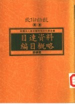 目连资料编目概略