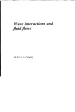 WAVE INTERACTIONS AND FLUID FLOWS