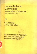 LECTURE NOTES IN CONTROL AND INFORMATION SCIENCES 89 AN EXPERT SYSTEMS APPROACH TO COMPUTER-AIDED