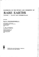 HANDBOOK ON THE PHYSICS AND CHEMISTRY OF RARE EARTHS VOLUME 2 ALLOYS AND INTERMETALLICS