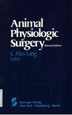 ANIMAL PHYSIOLOGIC SURGERY SECOND EDITION