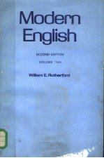 MODERN ENGLISH VOLUME TWO SECOND EDITION