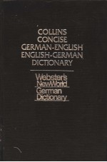 COLLINS CONCISE GERMAN-ENGLISH ENGLISH-GERMAN DICTIONARY