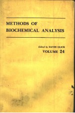 METHODS OF BIOCHEMICAL ANALYSIS VOLUME 24