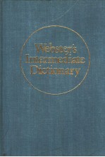 WEBSTER'S INTERMEDIATE DICTIONARY A NEW SCHOOL DICTIONARY