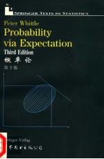 PROBABILITY VIA EXPECTATION THIRD EDITION