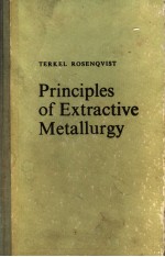 TERKEL ROSENQVIST PRINCIPLES OF EXTRACTIVE METALLURGY