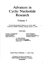 ADVANCES IN CYCLIC NUCLEOTIDE RESEARCH VOLUME 5