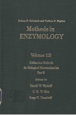 METHODS IN ENZYMOLOGY VOLUME 115 DIFFRACTION METHODS FOR BIOLOGICAL MACROMOLECULES PART B