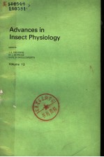 ADVANCES IN INSECT PHYSIOLOGY VOLUME 13