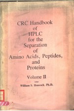 CRC HANDBOOK OF HPLC FOR THE SEPARATION OF AMINO ACIDS